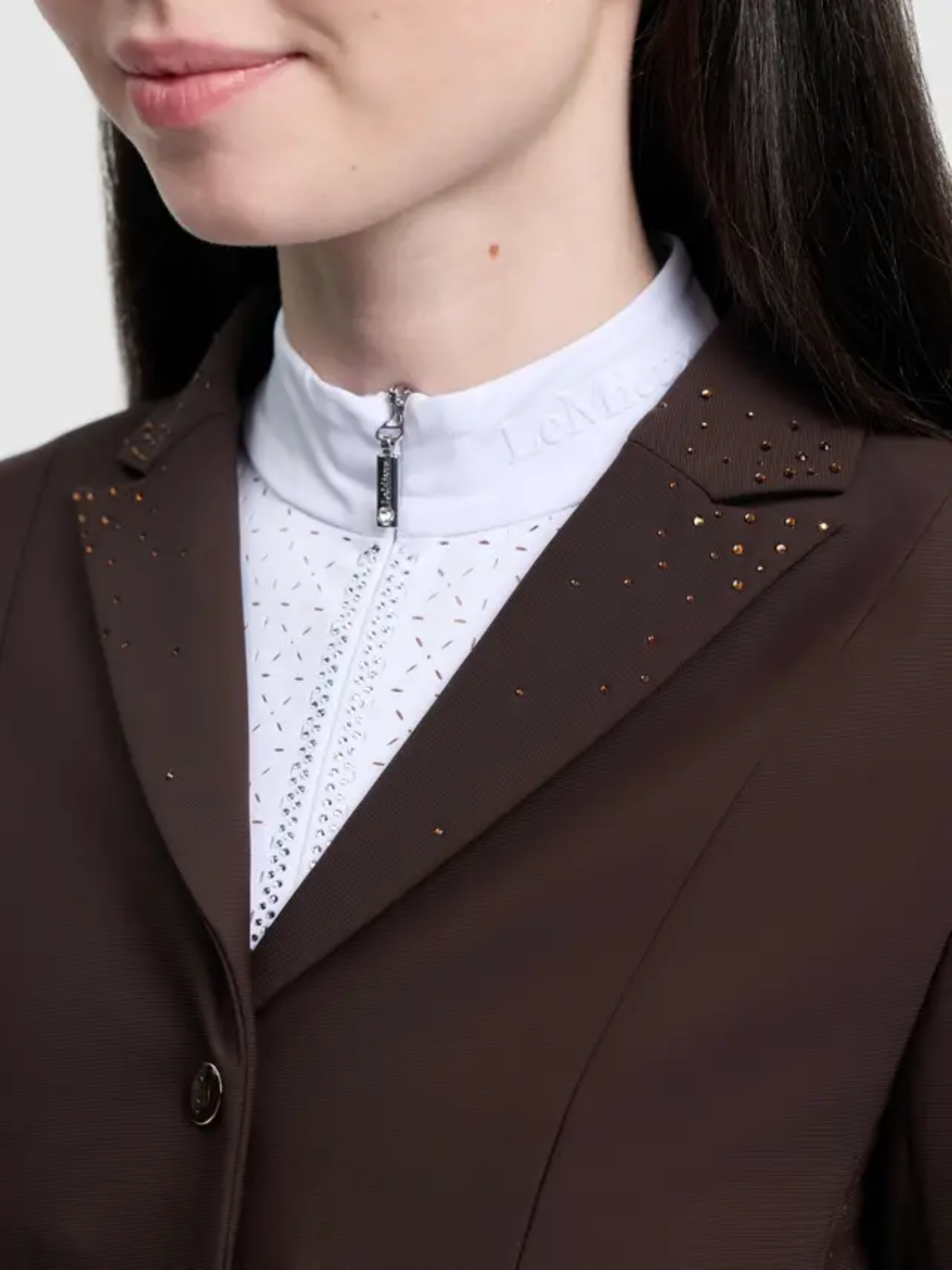 LeMieux Brilliance Junior Pro Show Jacket Espresso