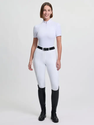 LeMieux Brilliance Verity Short Sleeve Show Shirt White