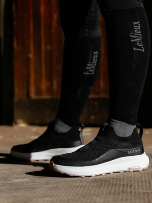 LeMieux Kanta Slip On Waterproof Trainers Black