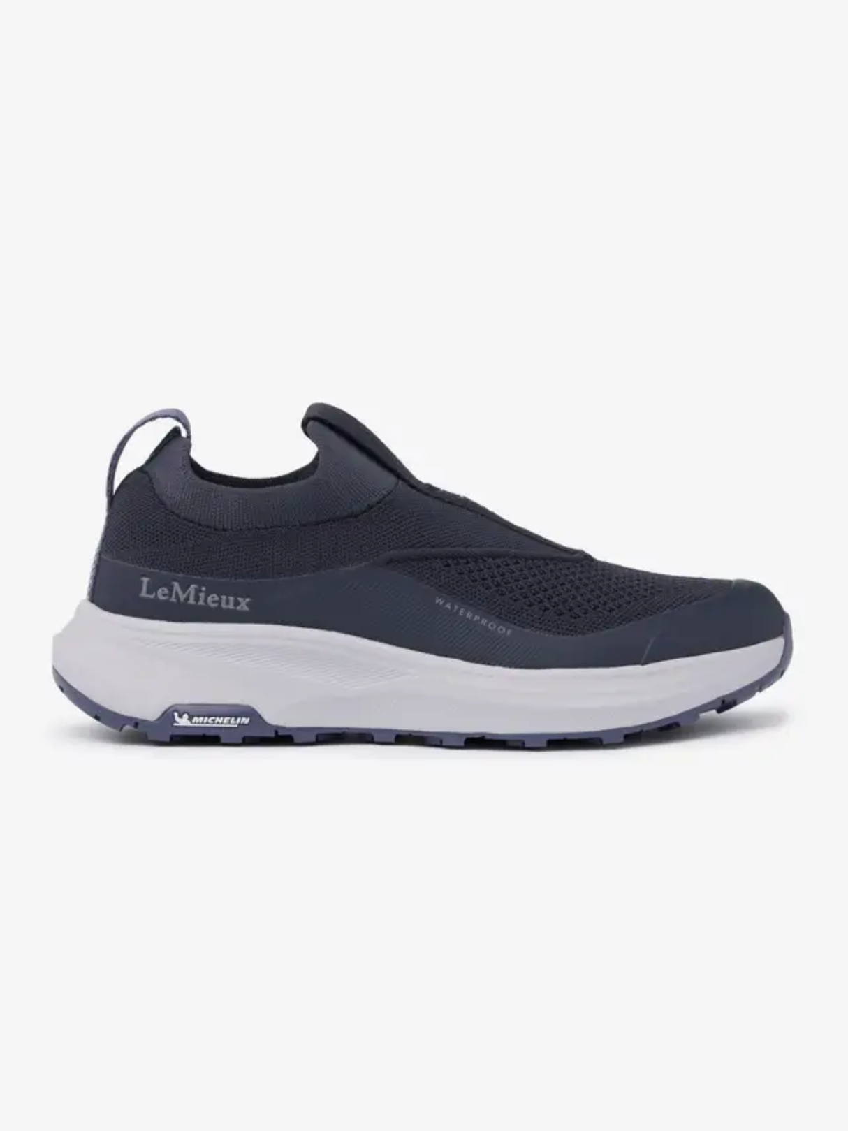 LeMieux Kanta Slip On Waterproof Trainers Navy