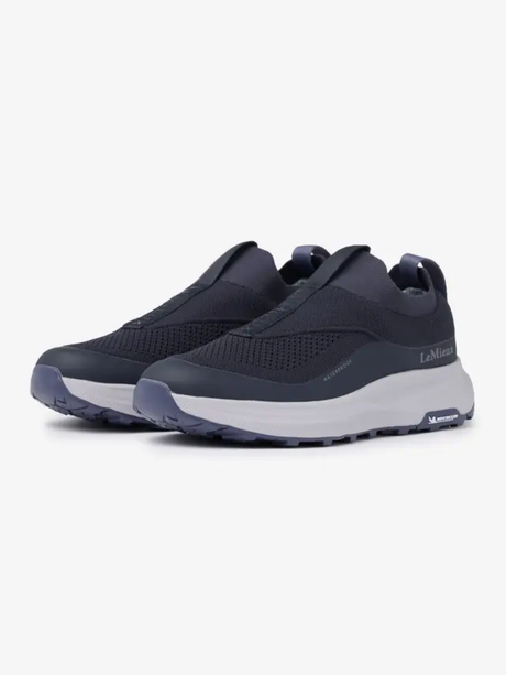 LeMieux Kanta Slip On Waterproof Trainers Navy