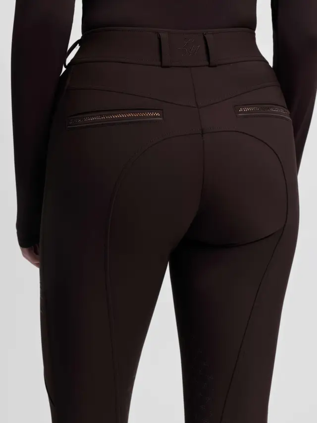 LeMieux Brilliance Knee Grip Breeches Espresso