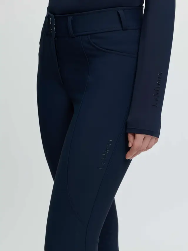 LeMieux Brilliance Knee Grip Breeches Navy