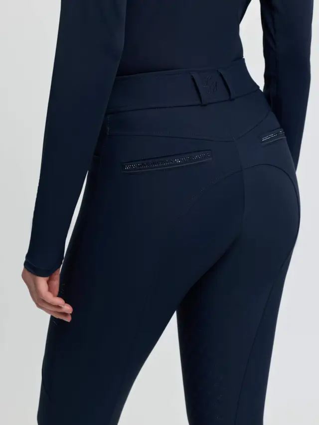 LeMieux Brilliance Knee Grip Breeches Navy