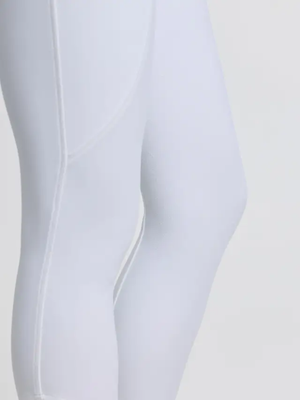 LeMieux Brilliance Knee Grip Breeches White