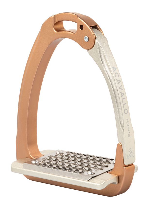 Acavallo Arena AluPlus 2.0 Stirrups Copper/Solar Titanium