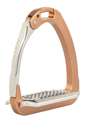 Acavallo Arena AluPlus 2.0 Stirrups Copper/Solar Titanium