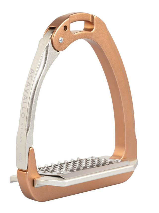 Acavallo Arena AluPlus 2.0 Stirrups Copper/Solar Titanium