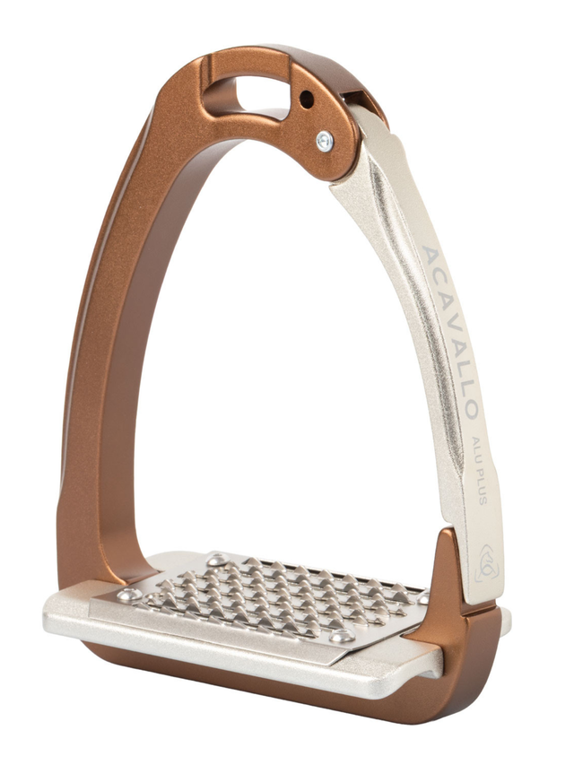 Acavallo Arena AluPlus 2.0 Stirrups Bronze/Solar Titanium