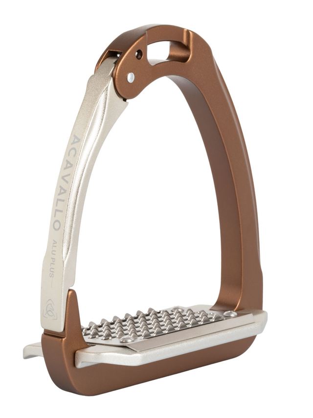 Acavallo Arena AluPlus 2.0 Stirrups Bronze/Solar Titanium