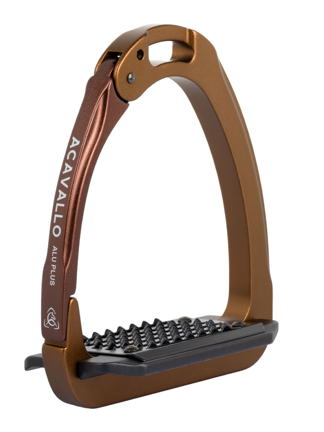 Acavallo Arena AluPlus 2.0 Stirrups Bronze/Brown