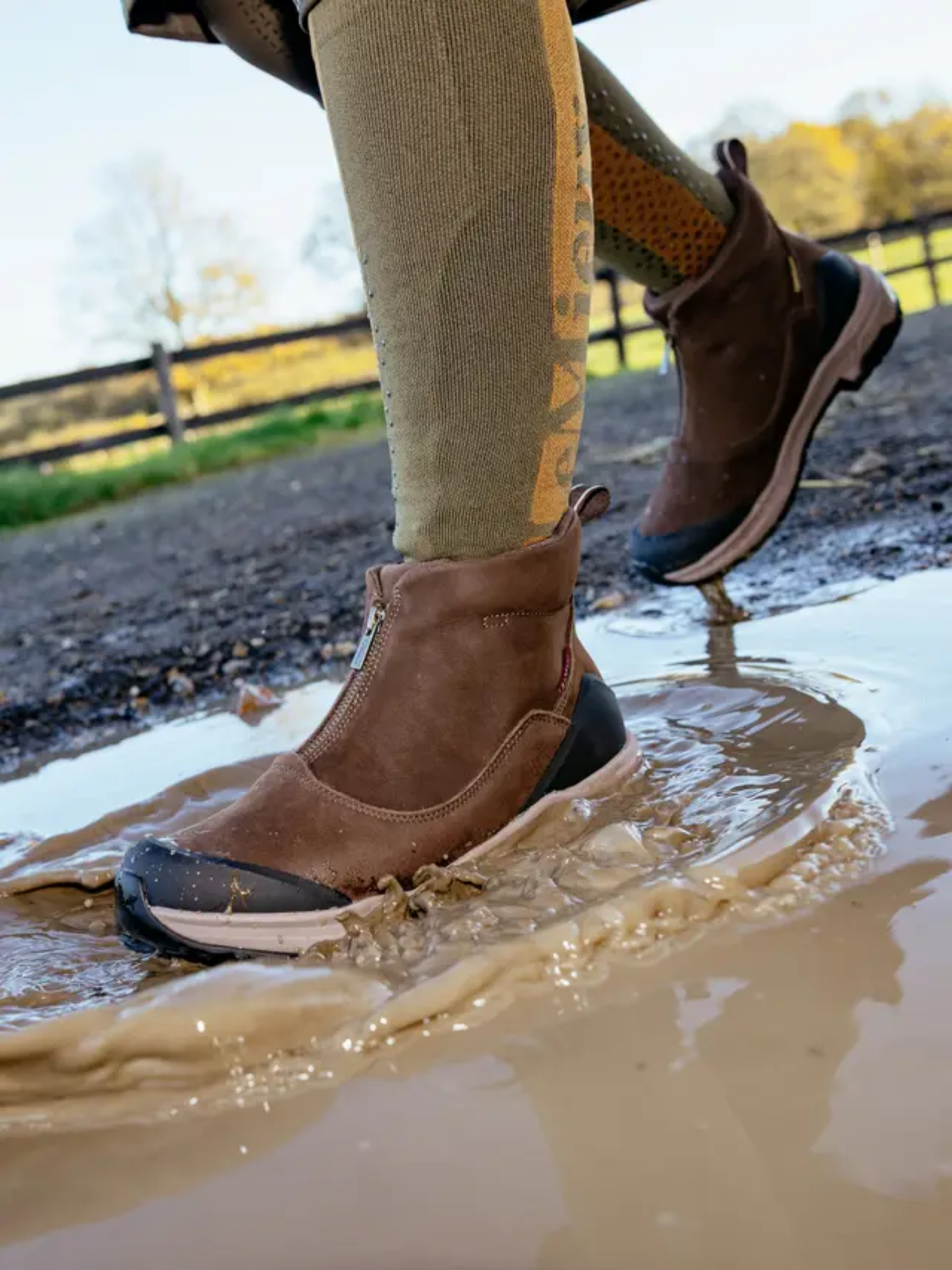 LeMieux Trex Waterproof Zip Boots Brown
