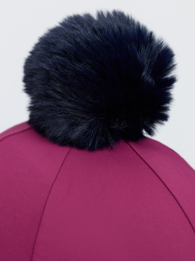 LeMieux Pom Hat Silk Blackberry