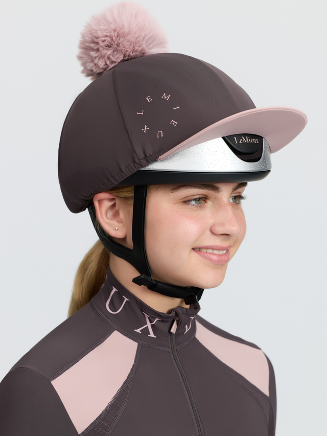 LeMieux Pom Hat Silk Cocoa