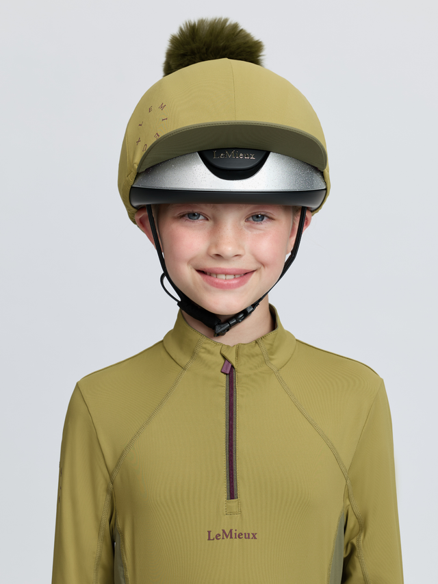 LeMieux Pom Hat Silk Gooseberry