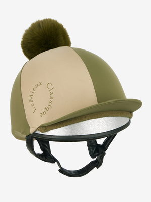 LeMieux Harlequin Hat Silk Willow/Pear