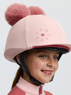 LeMieux Mini Double Pom Hat Silk Petal
