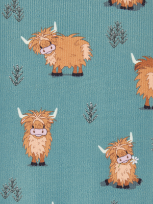 LeMieux Footsie Socks Highland Cow
