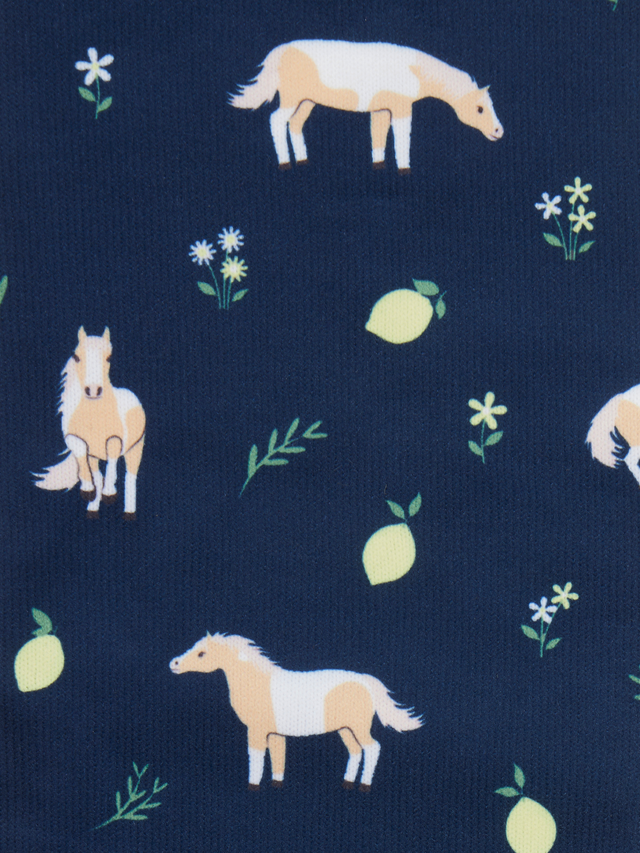 LeMieux Footsie Socks Lemon Navy
