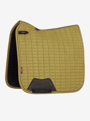 LeMieux Suede Dressage Saddle Pad Gooseberry