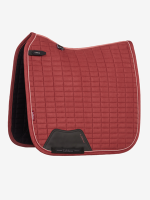 LeMieux Suede Dressage Saddle Pad Russet