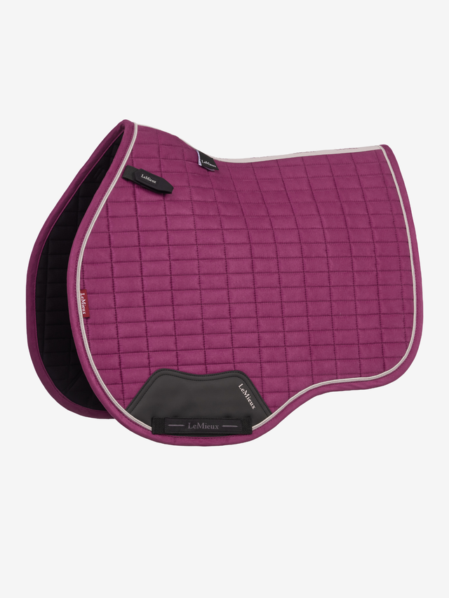 LeMieux Suede GP Saddle Pad Blackberry