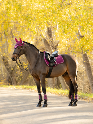 LeMieux Suede GP Saddle Pad Blackberry