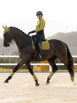 LeMieux Loire Classic Dressage Saddle Pad Gooseberry