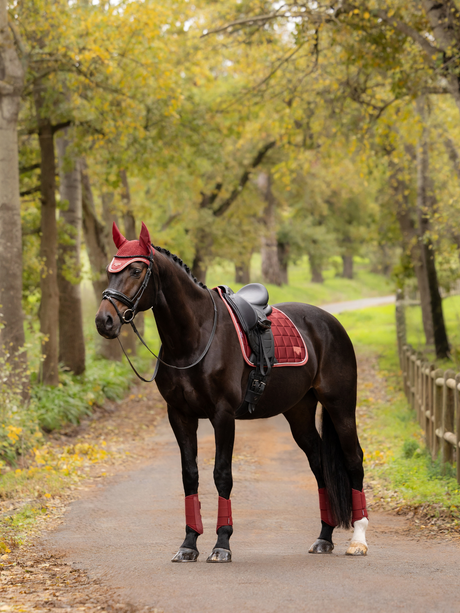 LeMieux Loire Classic Dressage Saddle Pad Russet