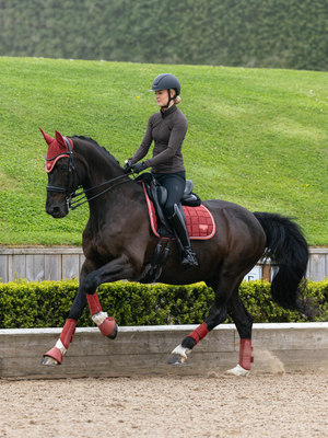 LeMieux Loire Classic Dressage Saddle Pad Russet