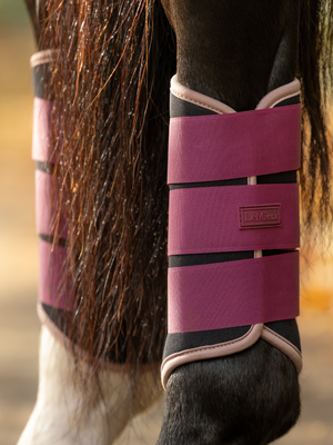 LeMieux Air-Tek Grafter Brushing Boots Blackberry