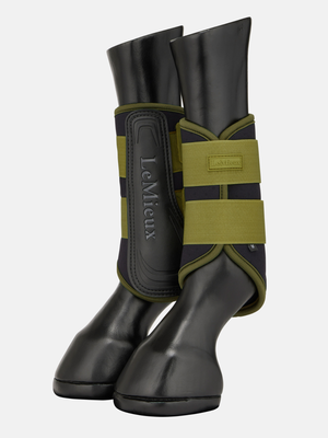 LeMieux Air-Tek Grafter Brushing Boots Gooseberry