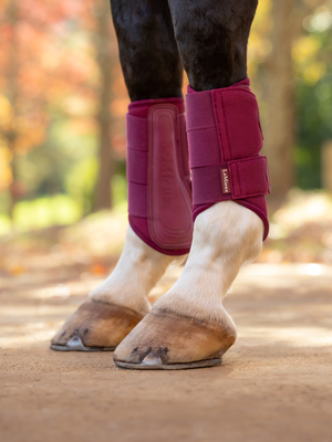 LeMieux Arika Mesh Brushing Boots Blackberry