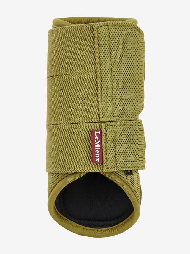 LeMieux Arika Mesh Brushing Boots Gooseberry