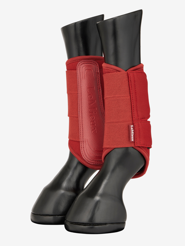 LeMieux Arika Mesh Brushing Boots Russet