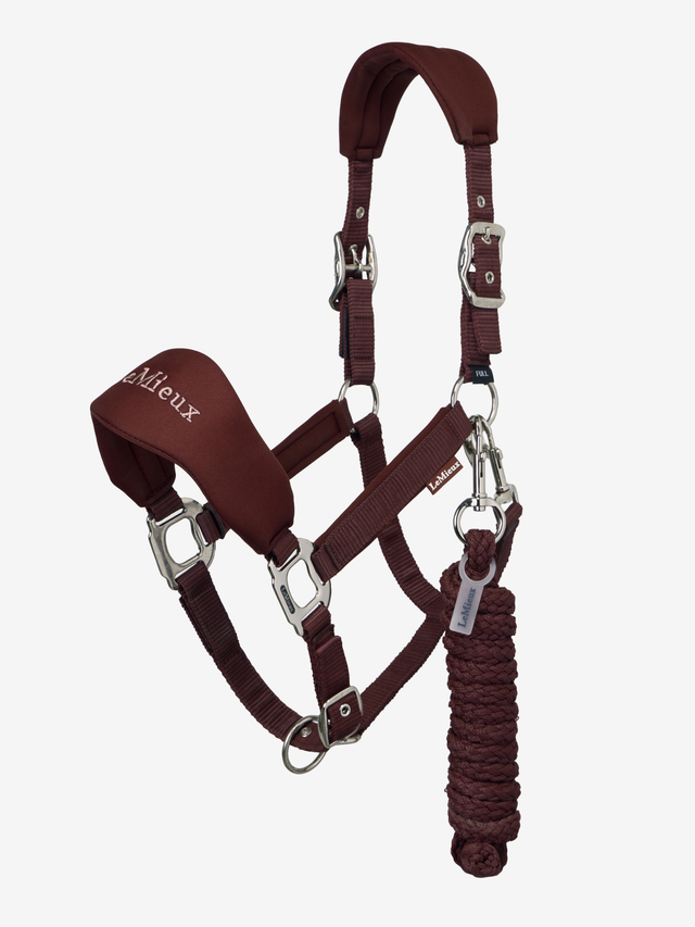 LeMieux Vogue Breakaway Headcollar & Leadrope Bramble