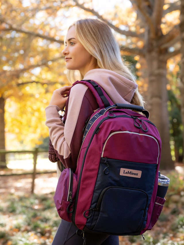 LeMieux Pro Rucksack Blackberry
