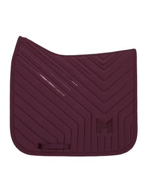 Maximilian Delta Dressage Saddle Pad Burgundy