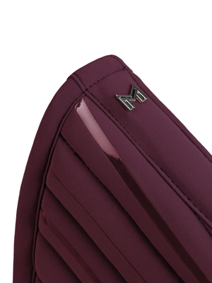 Maximilian Delta Dressage Saddle Pad Burgundy