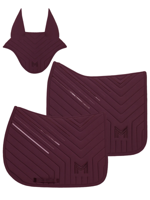Maximilian Delta Dressage Saddle Pad Burgundy