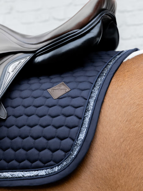 Kentucky Glitter Band Jump Saddle Pad Navy