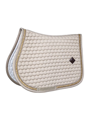 Kentucky Glitter Band Jump Saddle Pad Beige