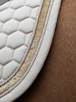 Kentucky Glitter Band Jump Saddle Pad Beige