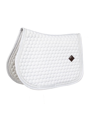Kentucky Glitter Band Jump Saddle Pad White