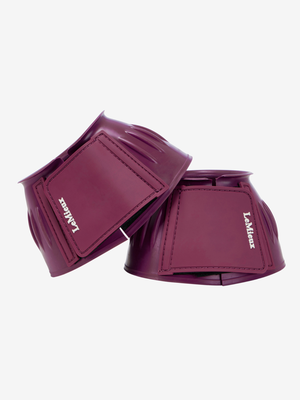 LeMieux Rubber Bell Boots Blackberry