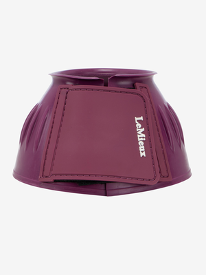 LeMieux Rubber Bell Boots Blackberry
