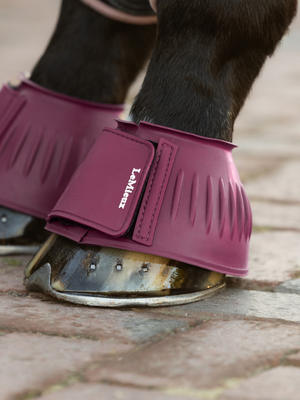 LeMieux Rubber Bell Boots Blackberry