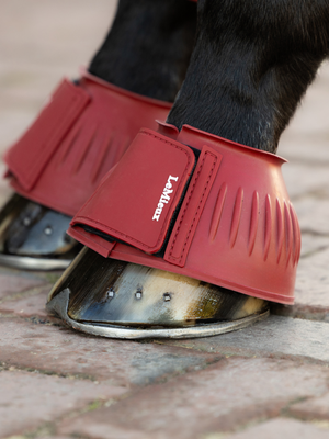 LeMieux Rubber Bell Boots Russet