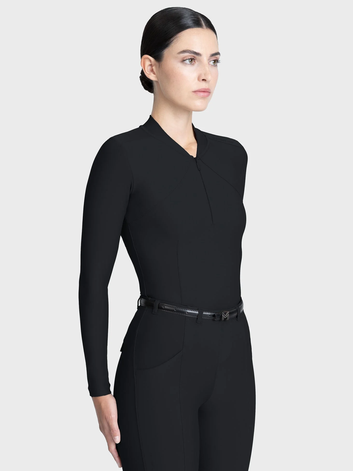Maximilian Velya Long Sleeve Base Layer Black