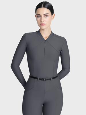 Maximilian Velya Long Sleeve Base Layer Graphite